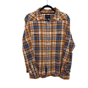 Lucky Brand Women's Flannel Long Sleeve Plaid Shirt Sz M NWT